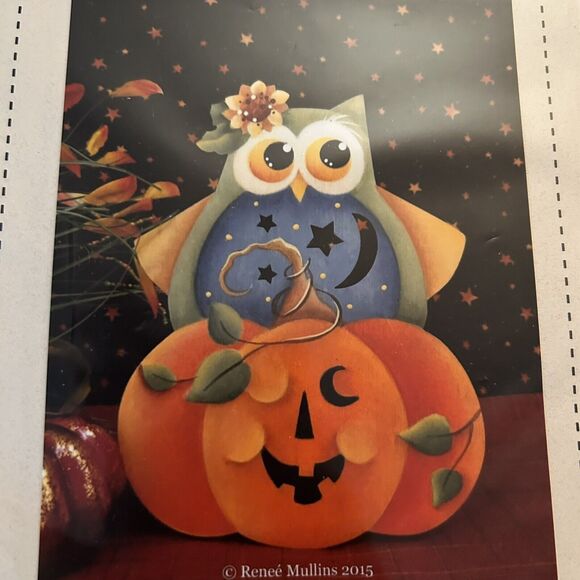 Plum Purdy Designs Autumn Owl Nightlight #683 Pattern/Instructions 2015 - Picture 2 of 3